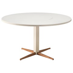 Nanna Ditzel for Kolds Savvaerk Round Pedestal Table