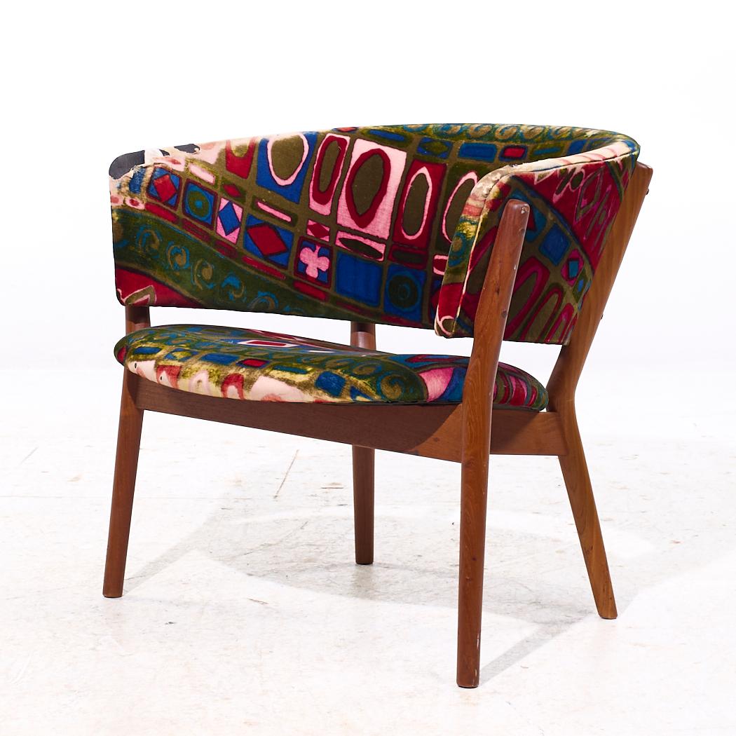 Nanna Ditzel for Søren Willadsen ND83 Mid Century Danish Lounge Chair Moderno de mediados de siglo en venta