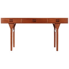 Nanna Ditzel, Freestanding Office Desk in Teak by Søren Willadsen, 1958, Denmark