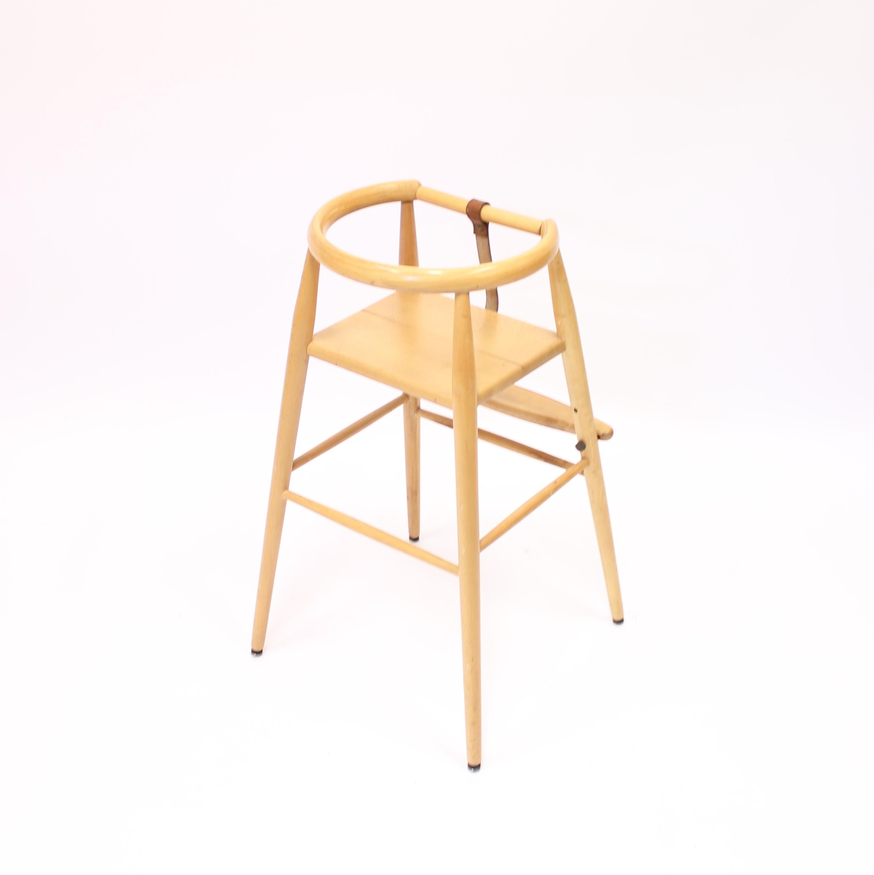 Nanna Ditzel, High Baby Chair for Kolds Savværk, 1955 For Sale 2