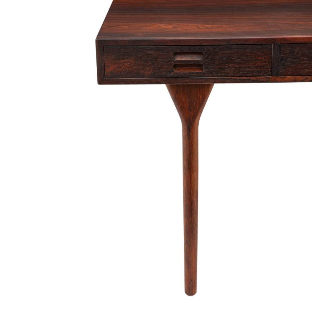 Scandinavian Modern Nanna Ditzel & Jorgen Ditzel Rosewood Four Drawer Desk, Denmark 1950s