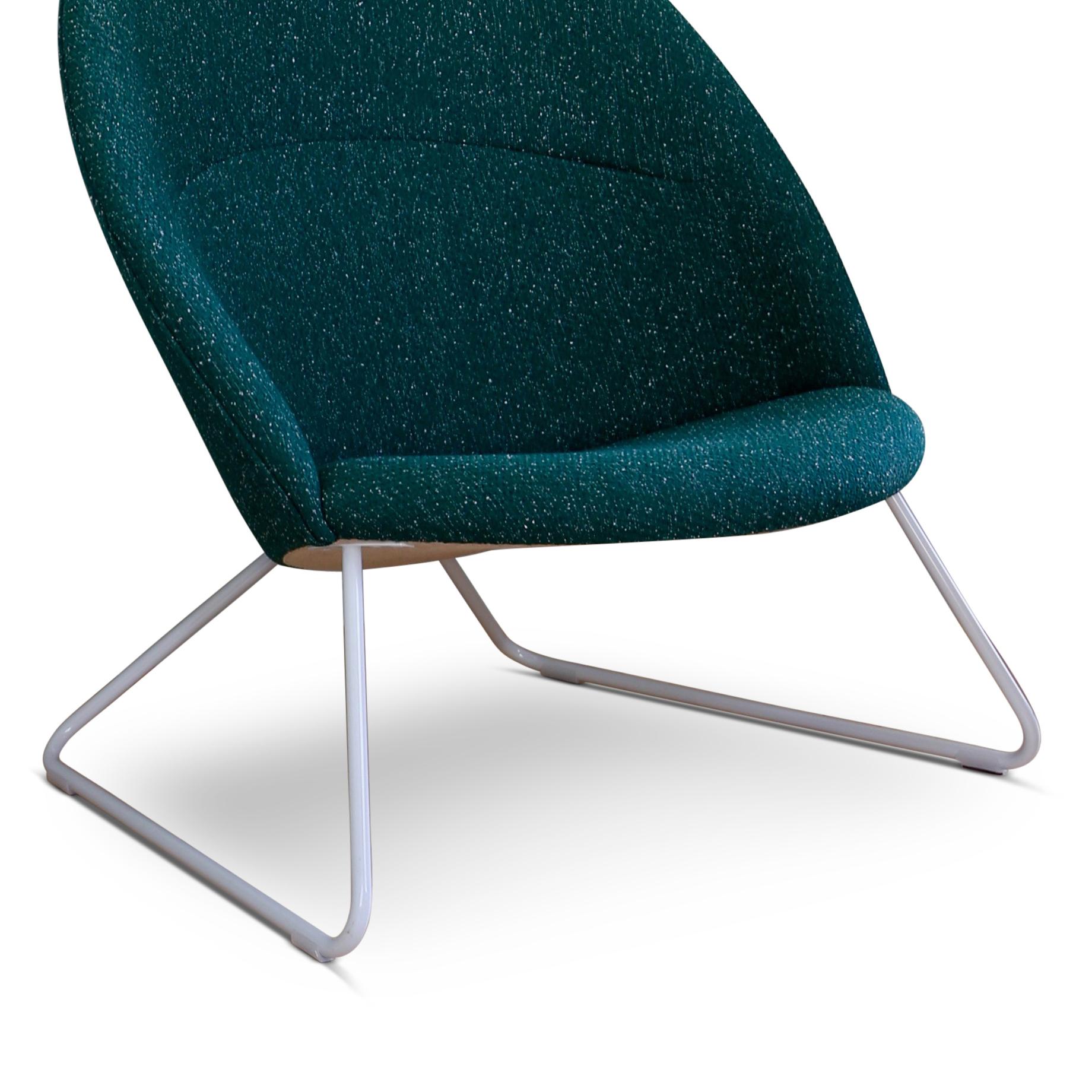 Mid-Century Modern Nanna Ditzel & Jørgen Ditzel, Green Dennie Chair by One Collection For Sale