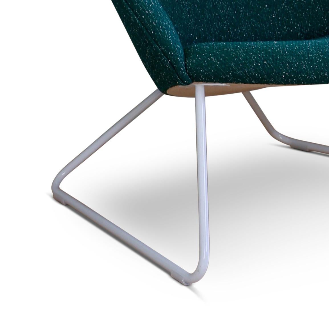 Danish Nanna Ditzel & Jørgen Ditzel, Green Dennie Chair by One Collection