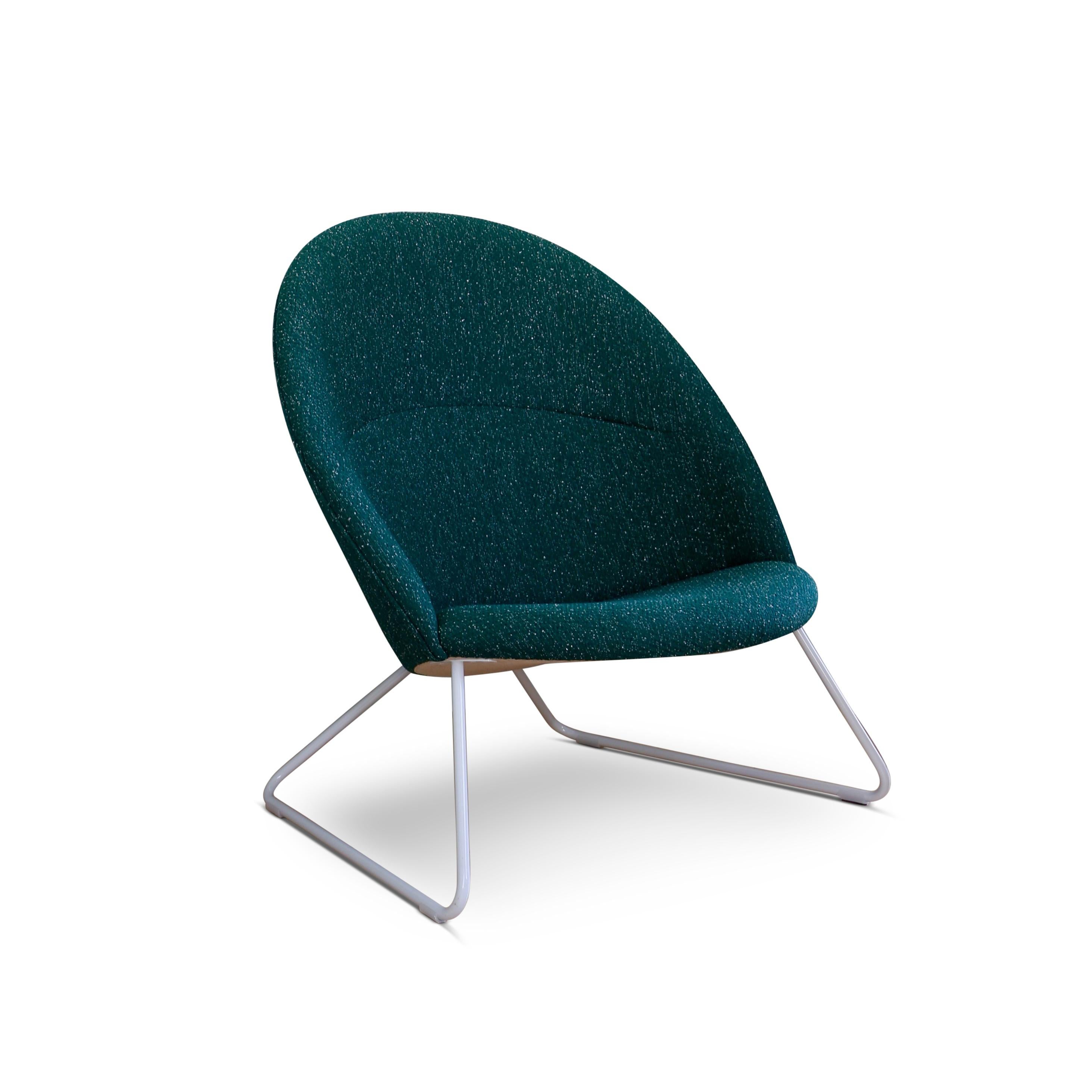 Contemporary Nanna Ditzel & Jørgen Ditzel, Green Dennie Chair by One Collection