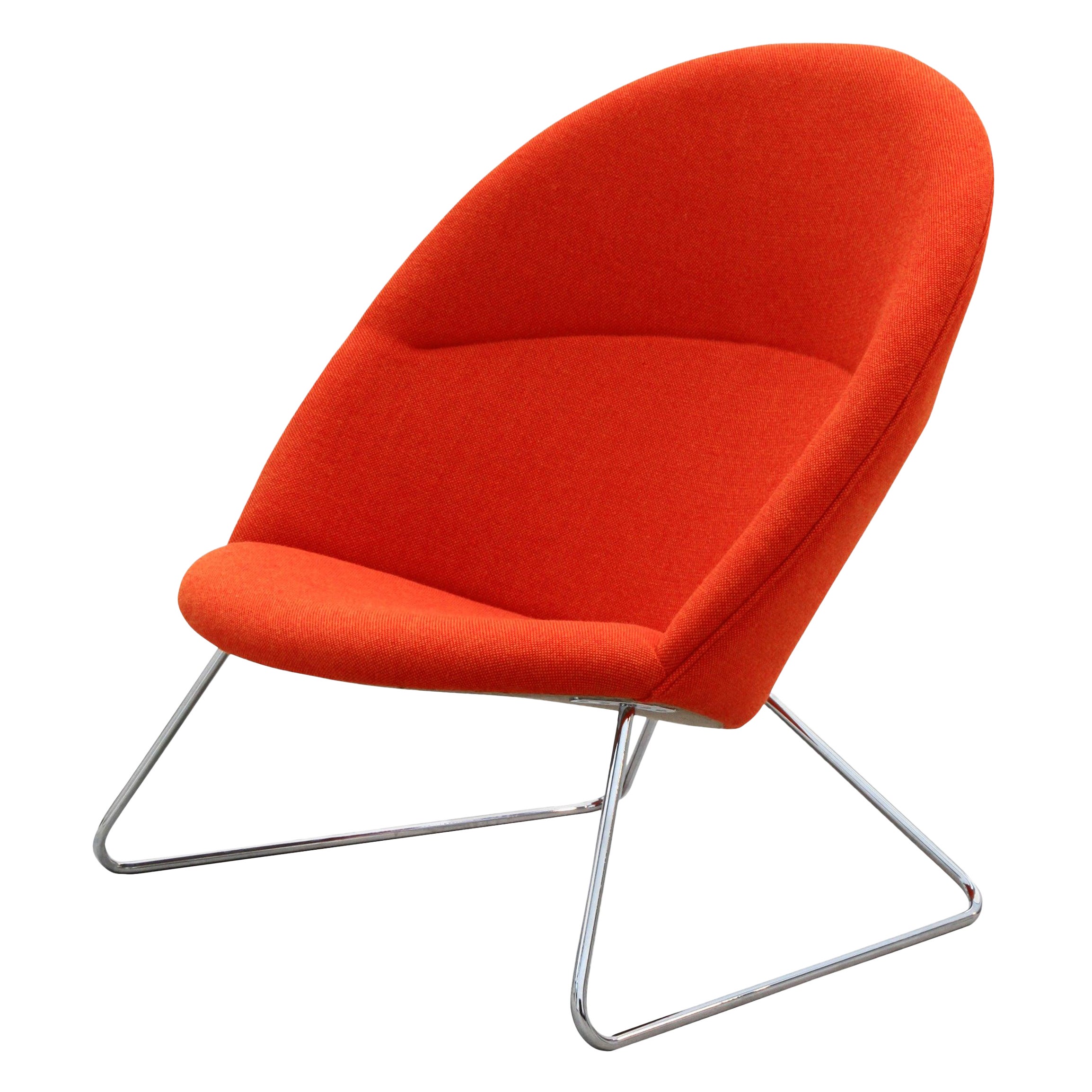 Nanna Ditzel & Jørgen Ditzel, Red Dennie Chair by One Collection For Sale