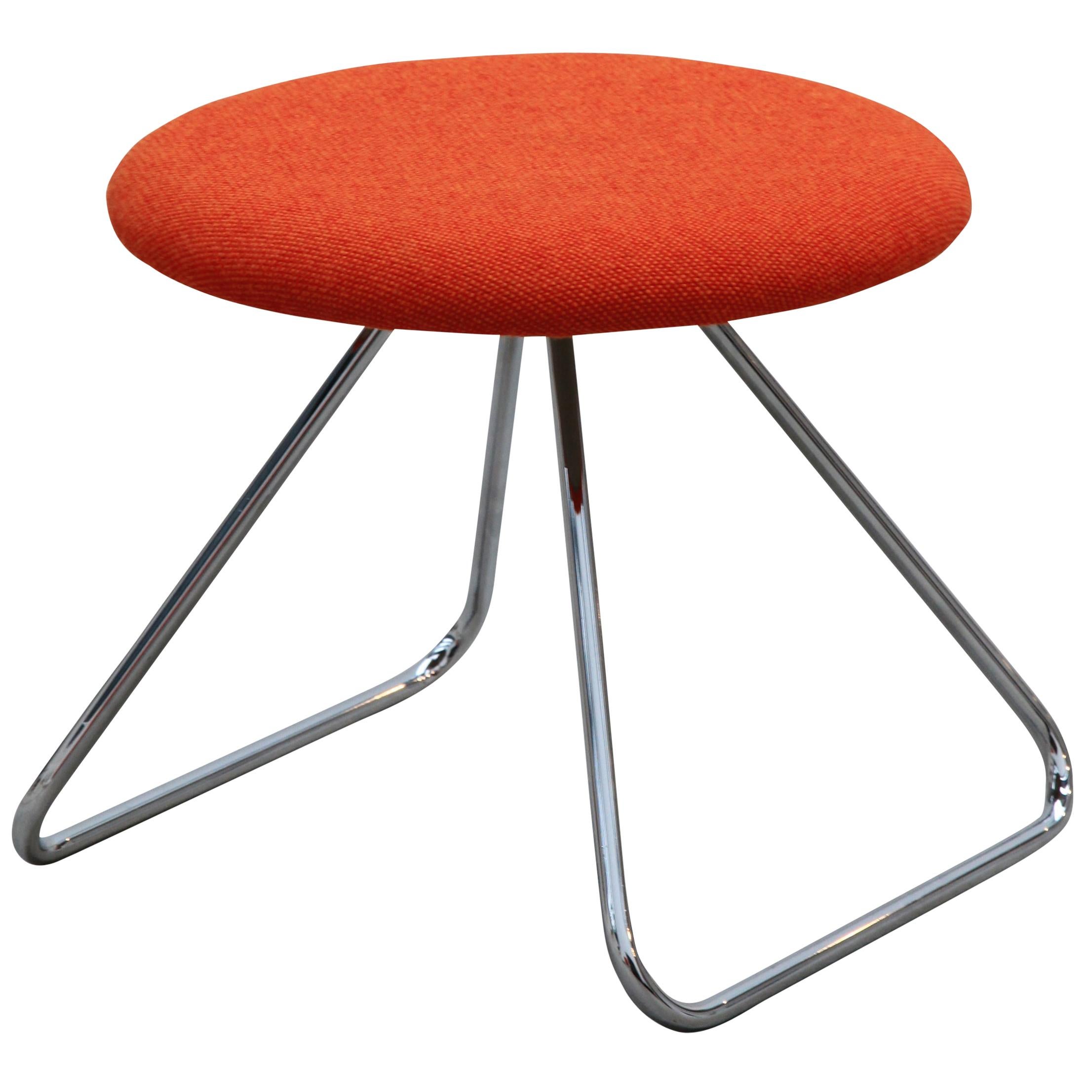 Nanna Ditzel & Jørgen Ditzel, Red Dennie Stool by One Collection