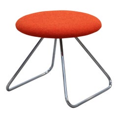 Nanna Ditzel & Jørgen Ditzel, Red Dennie Stool by One Collection