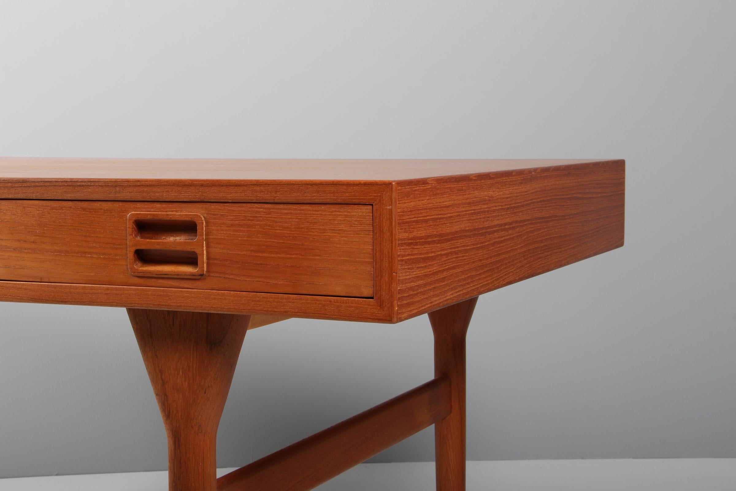 Scandinavian Modern Nanna Ditzel & Jørgen Ditzel Three-Drawer Teak Desk