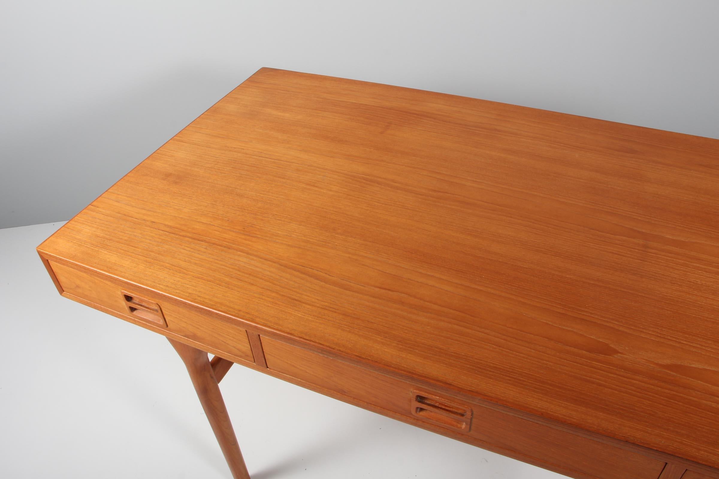 Nanna Ditzel & Jørgen Ditzel Three-Drawer Teak Desk 1