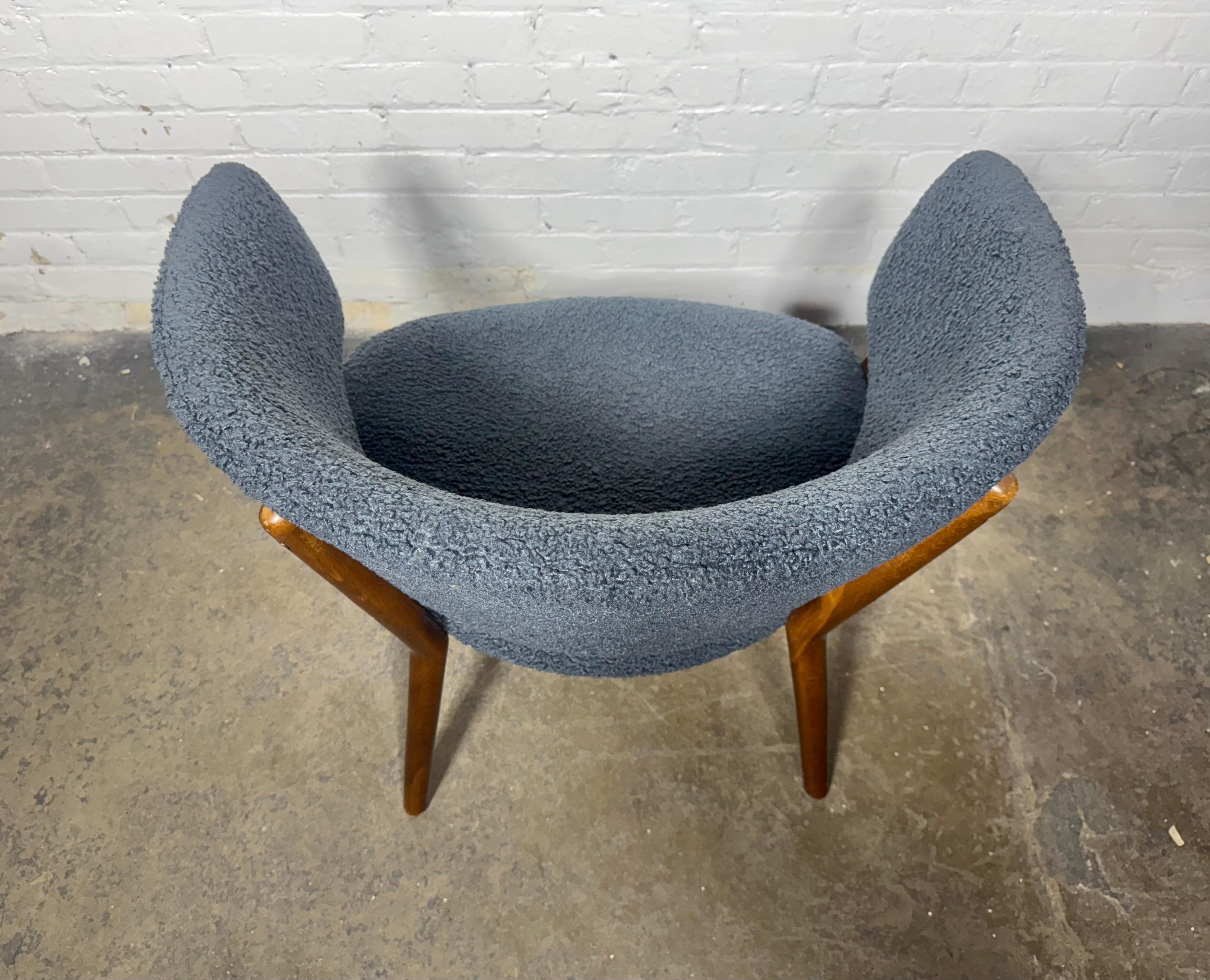 Tissu d'ameublement Chaise longue Nanna Ditzel Modèle 83 / Danemark en vente