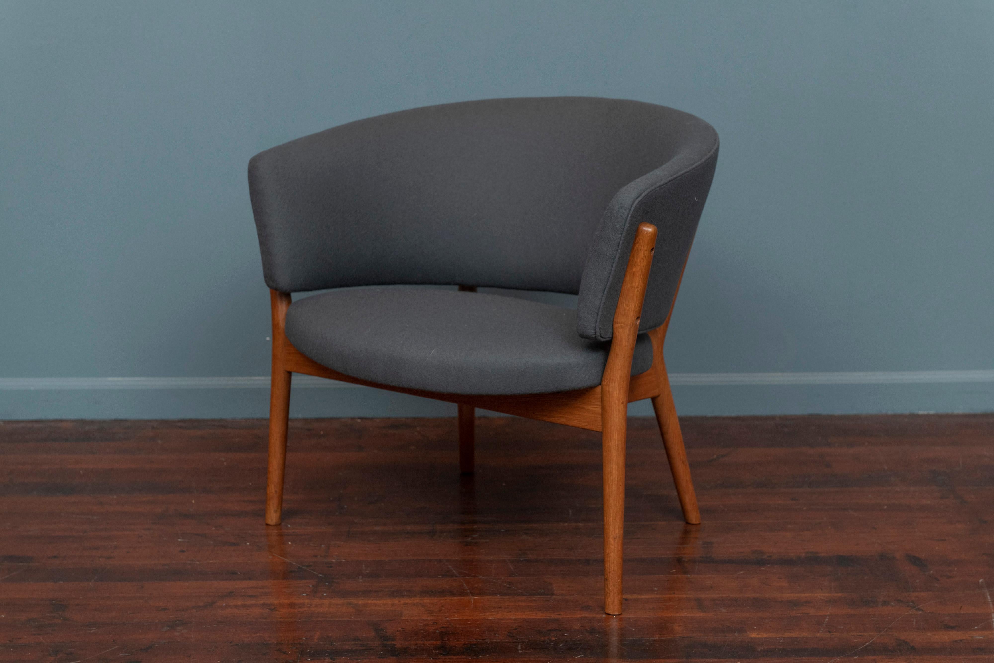 Scandinavian Modern Nanna Ditzel Lounge Chair Model 83 For Sale