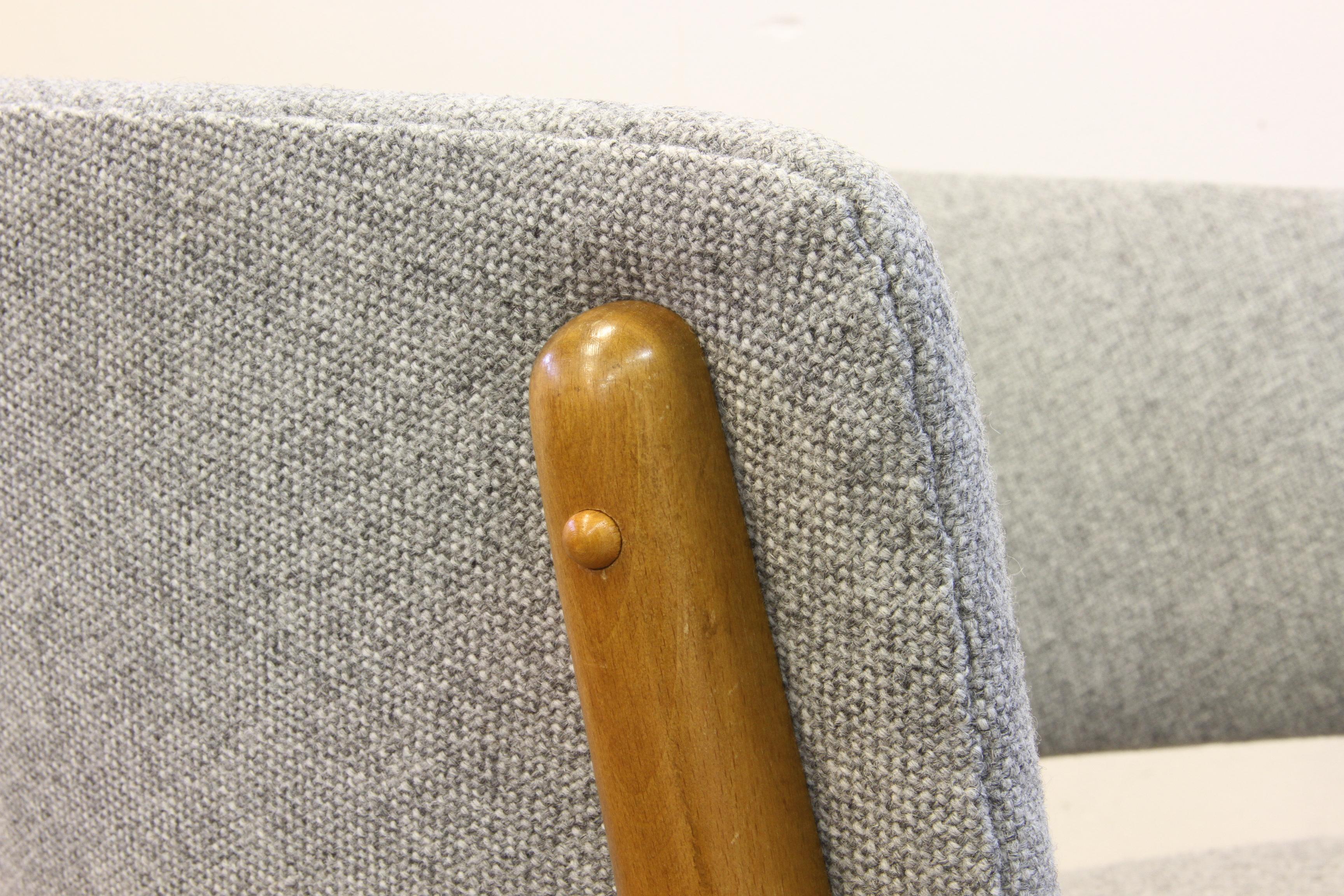 Nanna Ditzel Lounge Chair Model ND 83, Soren Willadsen, Denmark, 1950s For Sale 3