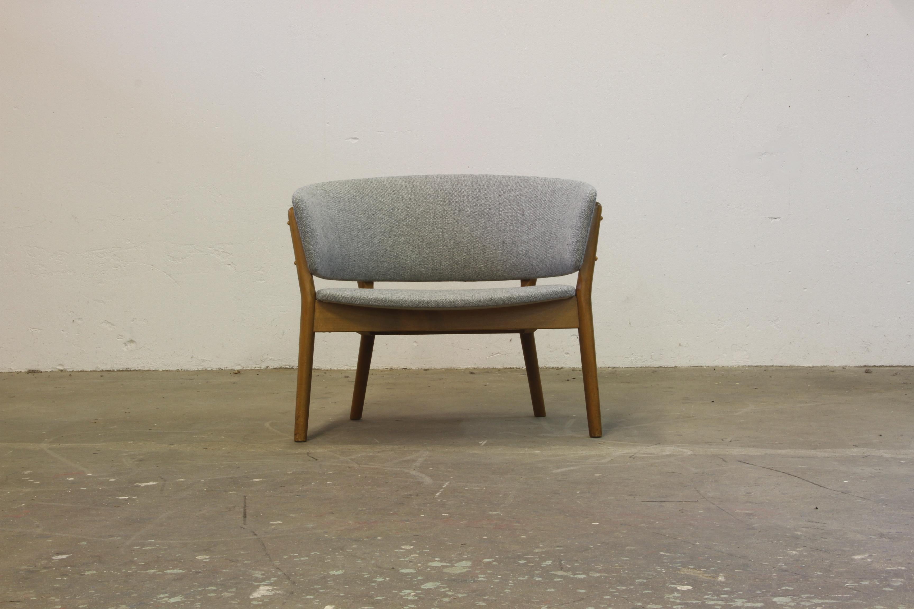 Nanna Ditzel Lounge Chair Model ND 83, Soren Willadsen, Denmark, 1950s For Sale 5
