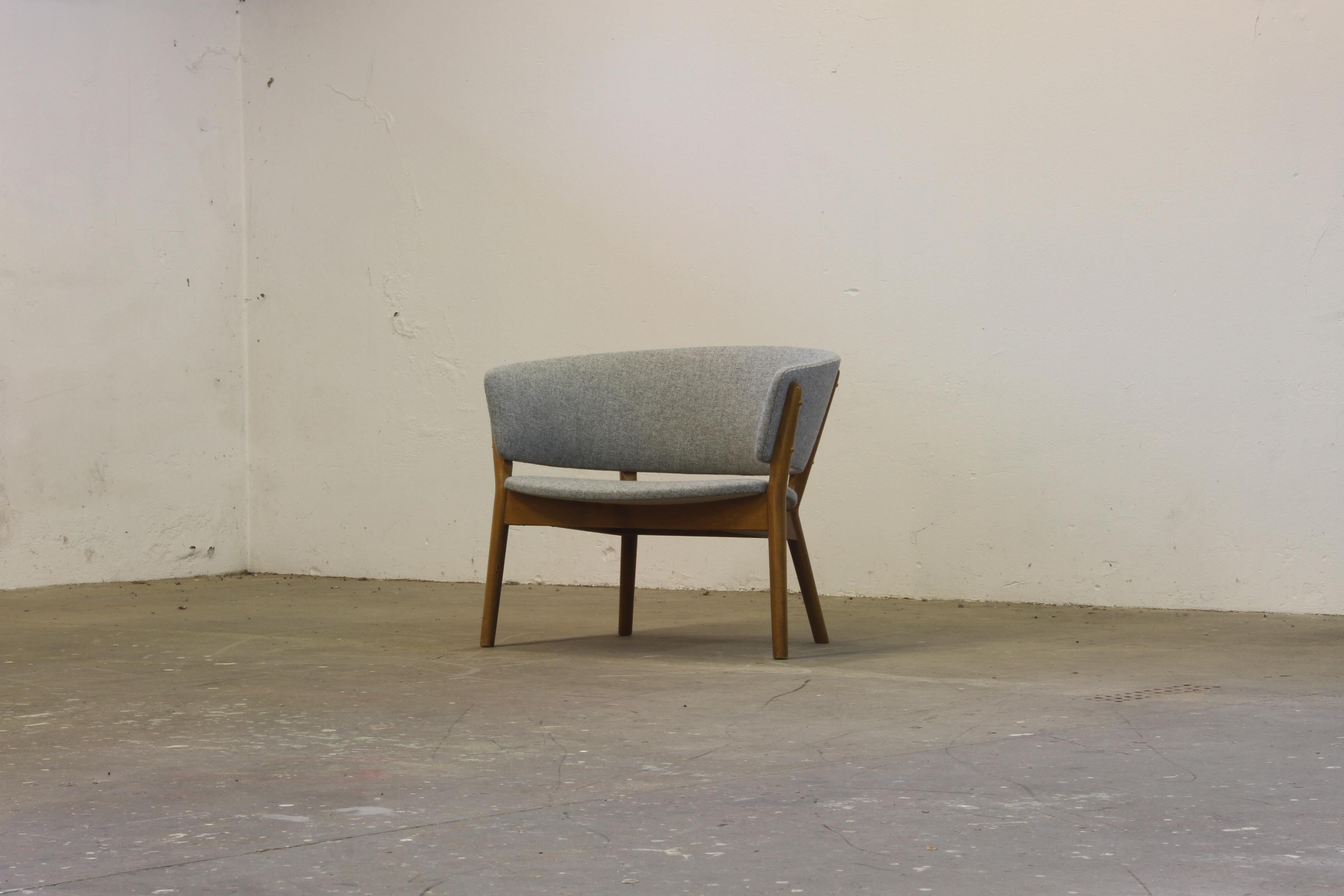Nanna Ditzel Lounge Chair Model ND 83, Soren Willadsen, Denmark, 1950s For Sale 8