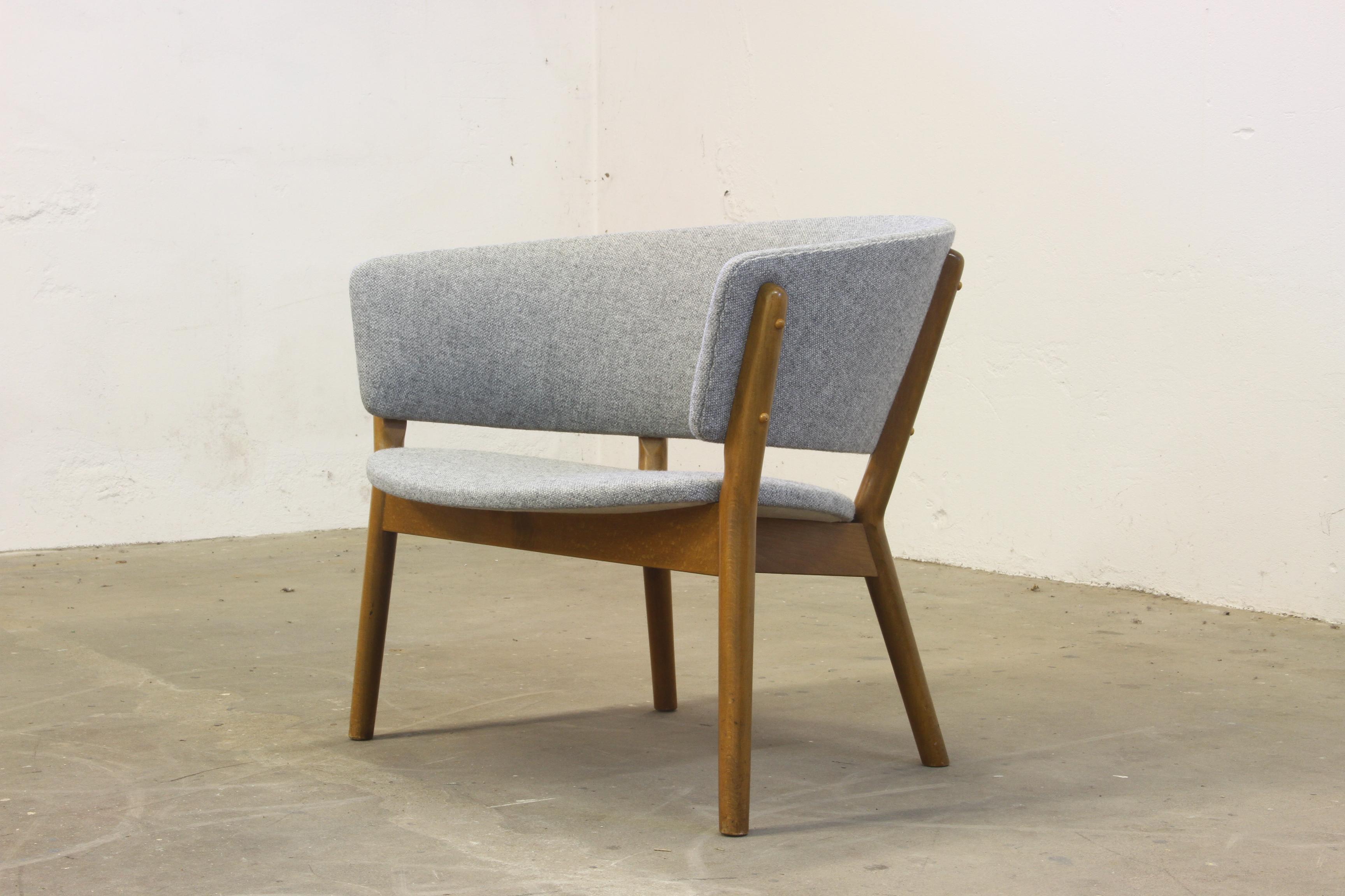 Nanna Ditzel Lounge Chair Model ND 83, Soren Willadsen, Denmark, 1950s For Sale 9