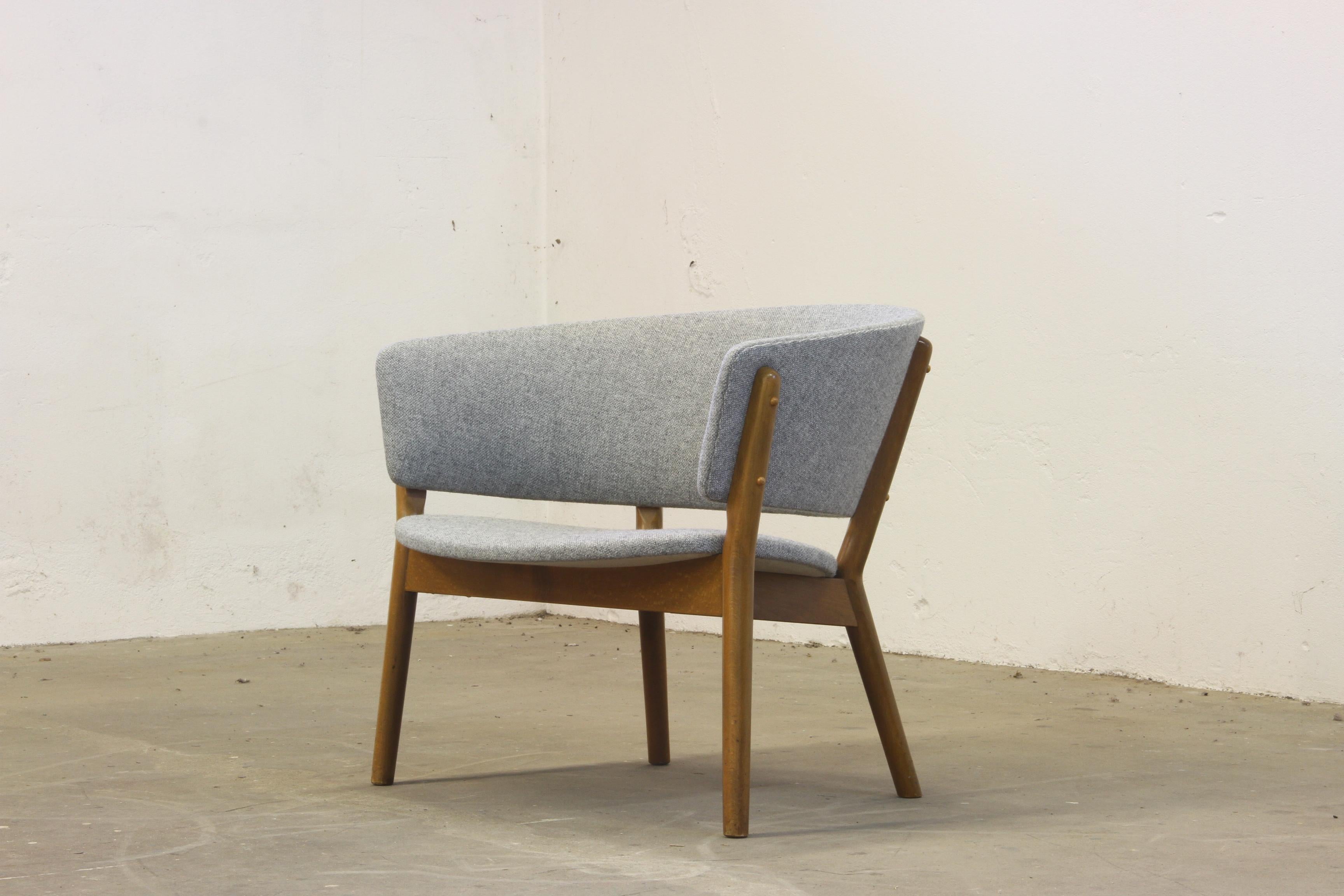 Mid-Century Modern Nanna Ditzel Lounge Chair Model ND 83, Soren Willadsen, Denmark, 1950s For Sale