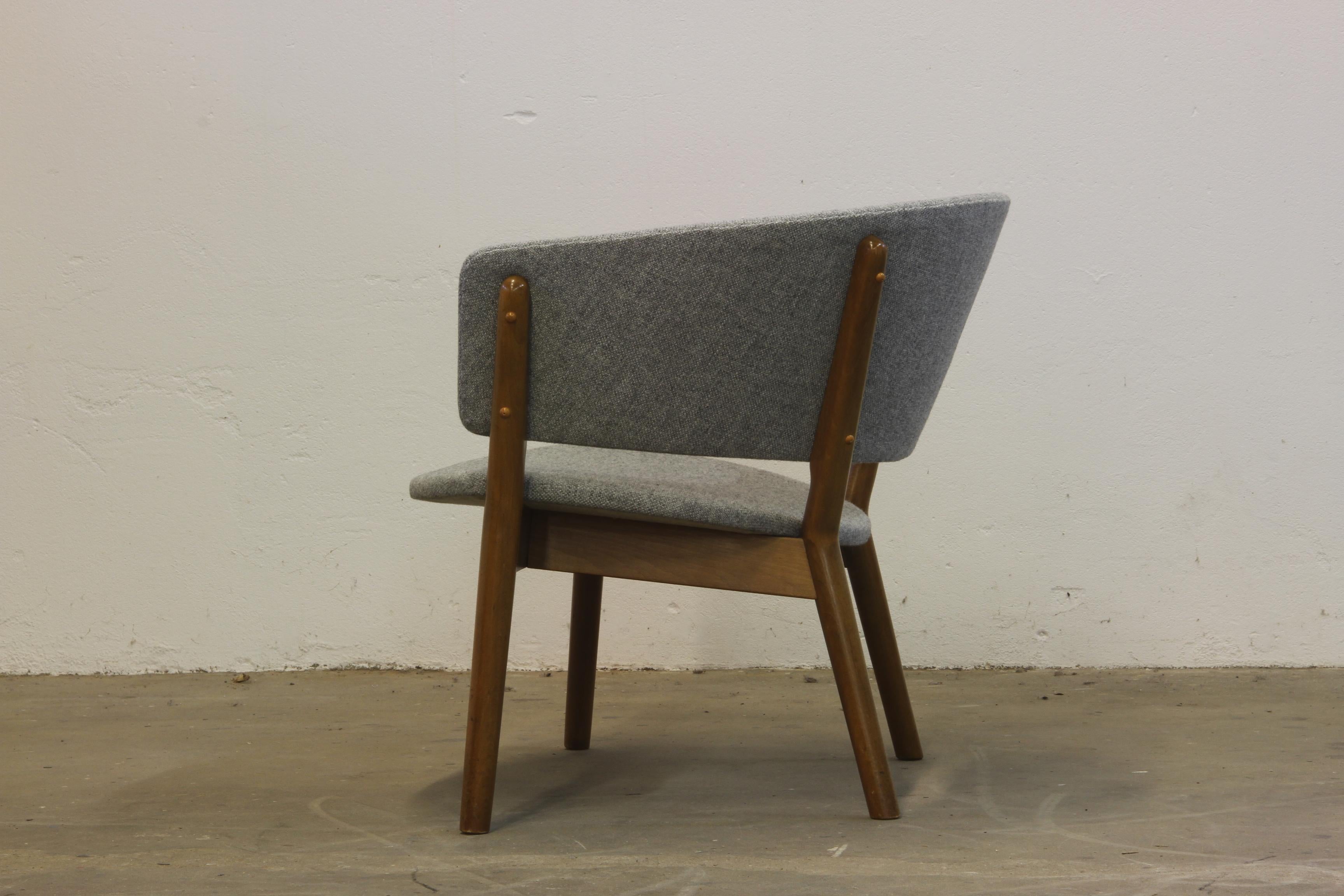 Nanna Ditzel Lounge Chair Model ND 83, Soren Willadsen, Denmark, 1950s In Good Condition For Sale In Store Heddinge, DK