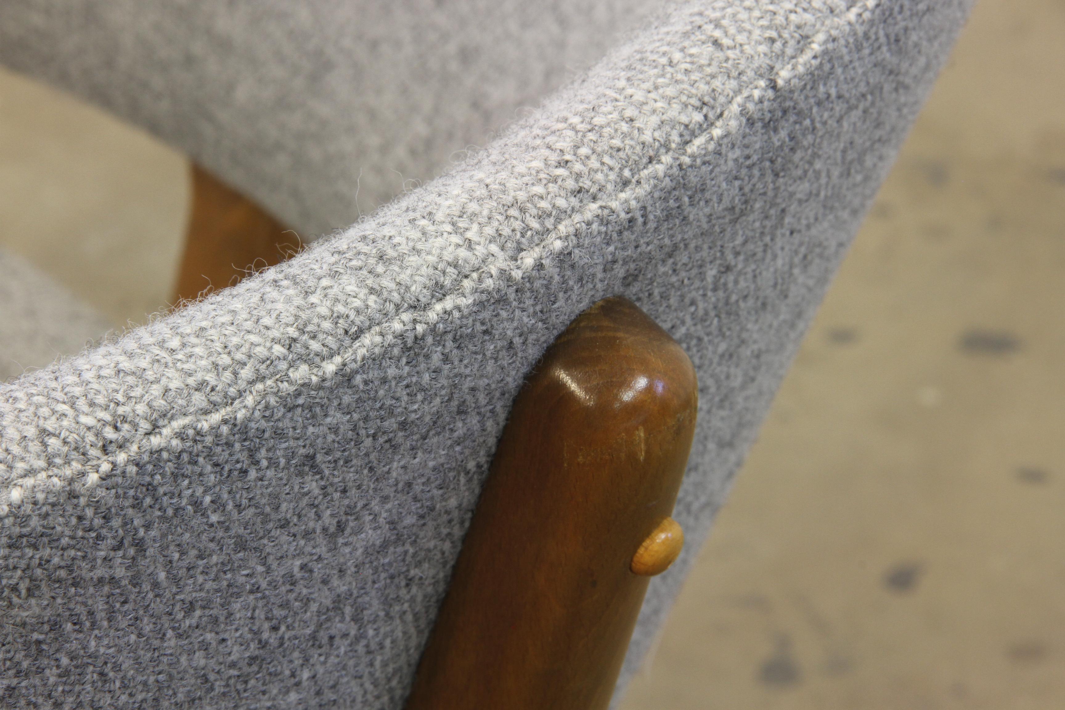 Mid-20th Century Nanna Ditzel Lounge Chair Model ND 83, Soren Willadsen, Denmark, 1950s For Sale