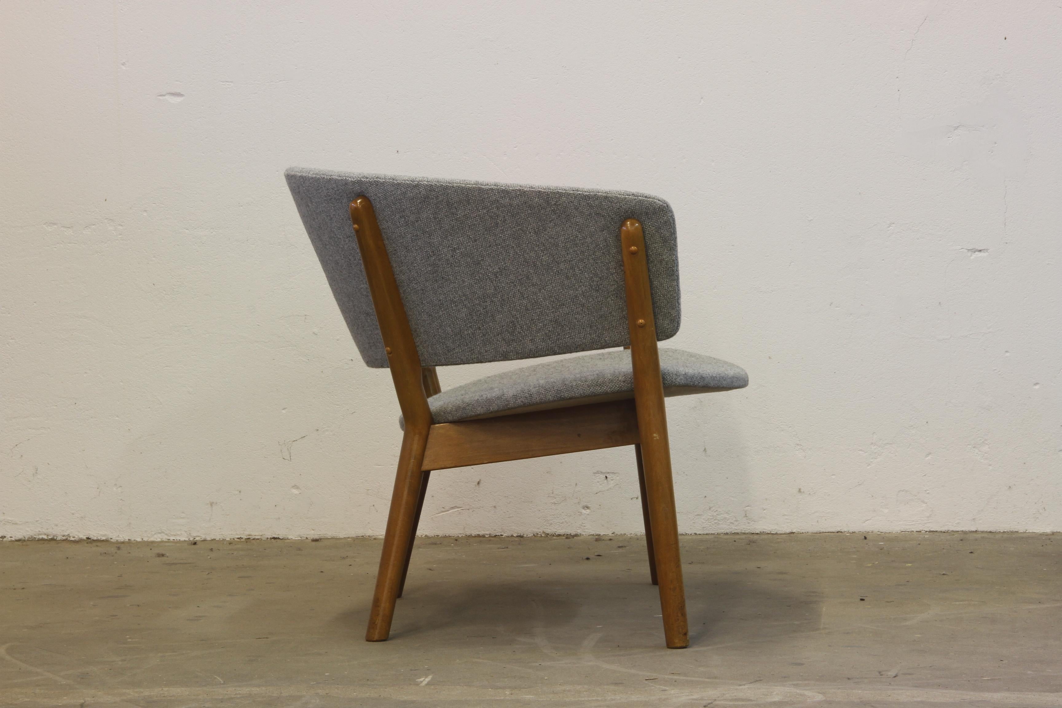 Nanna Ditzel Lounge Chair Model ND 83, Soren Willadsen, Denmark, 1950s For Sale 1