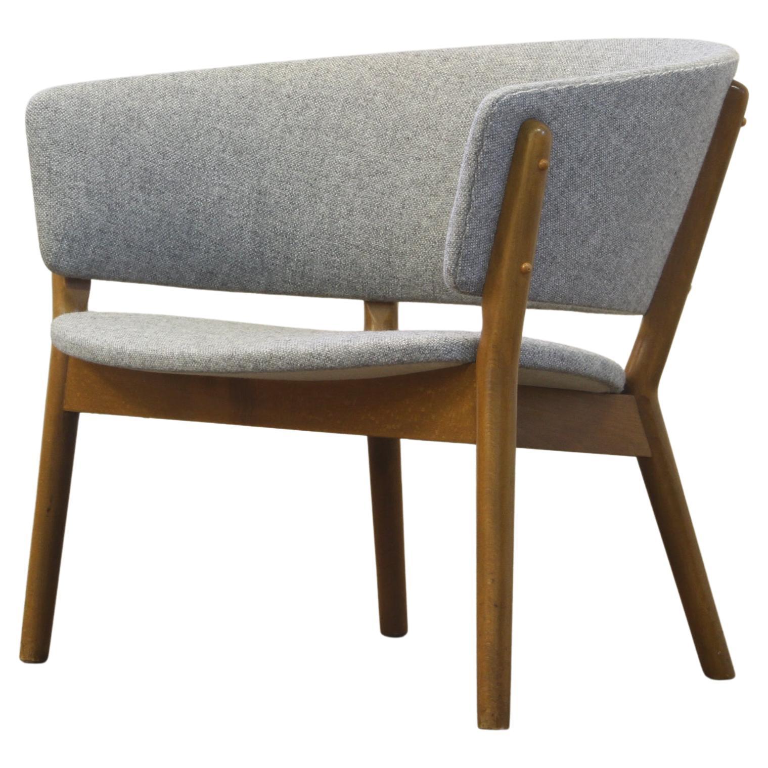 Silla de salón Nanna Ditzel Model ND 83, Soren Willadsen, Dinamarca, años 50
