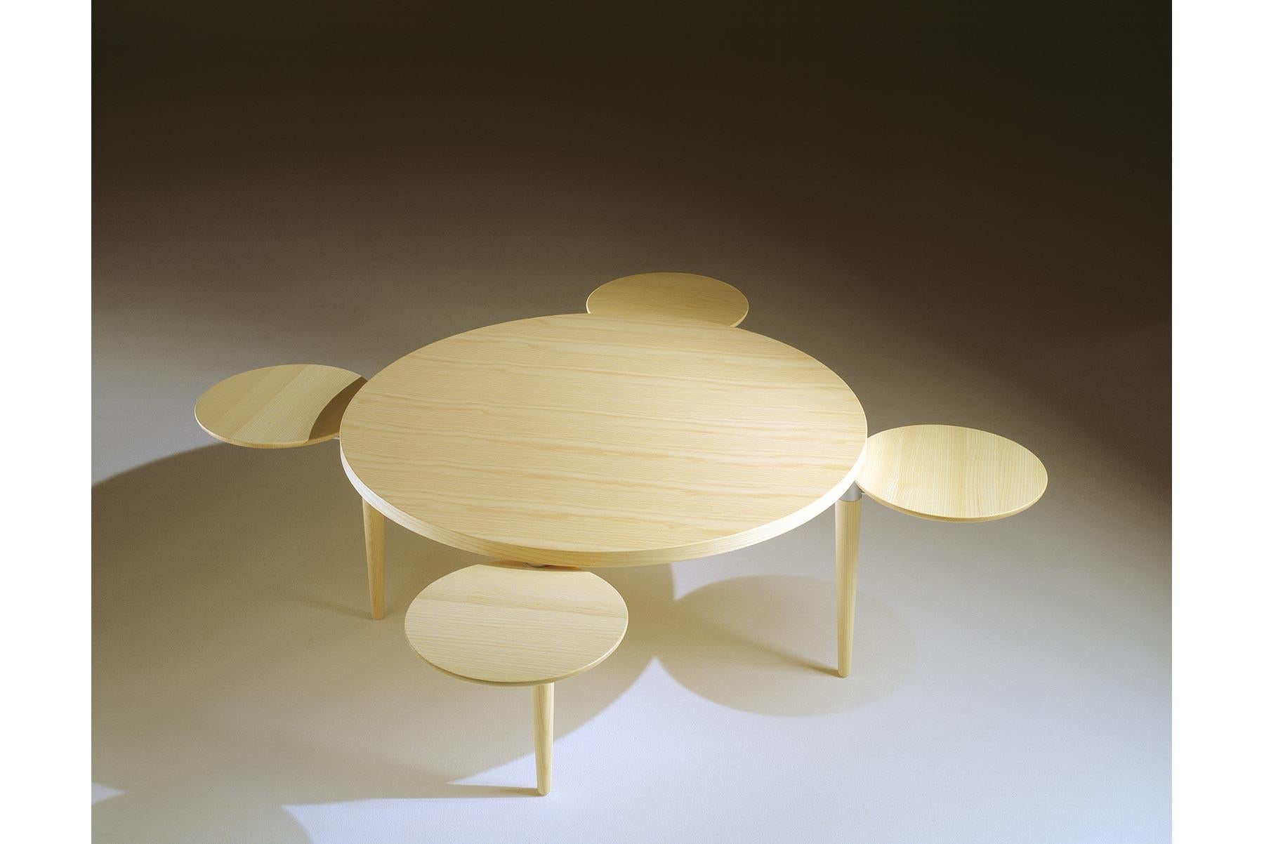 Mid-Century Modern Table basse Mondial de Nanna Ditzel avec feuille, frêne teinté en vente