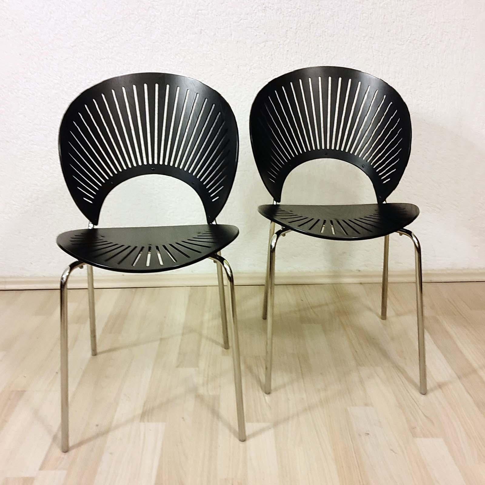 Scandinave moderne Paire de chaises Trinidad de Nanna Ditzel en vente