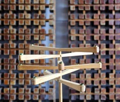 Nanna Ditzel Pine Candle Holder for Kold Savvaerk, 1955