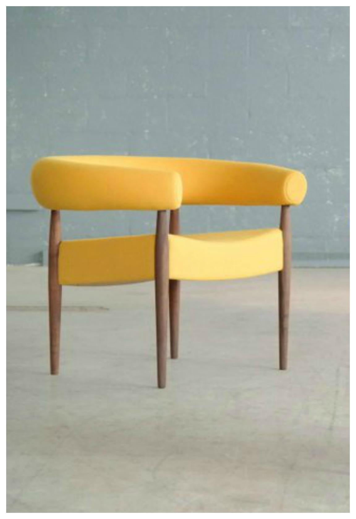 New production of Nanna and Jorgen Ditzel's ring chair manufactured by GETAMA. GETAMA had a long relationship with Nanna Ditzel, often called the 