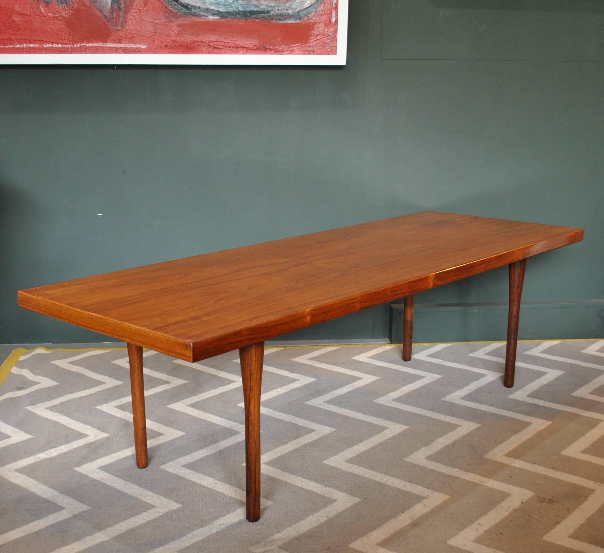 Hardwood Danish Midcentury Coffee Table by Nanna Ditzel