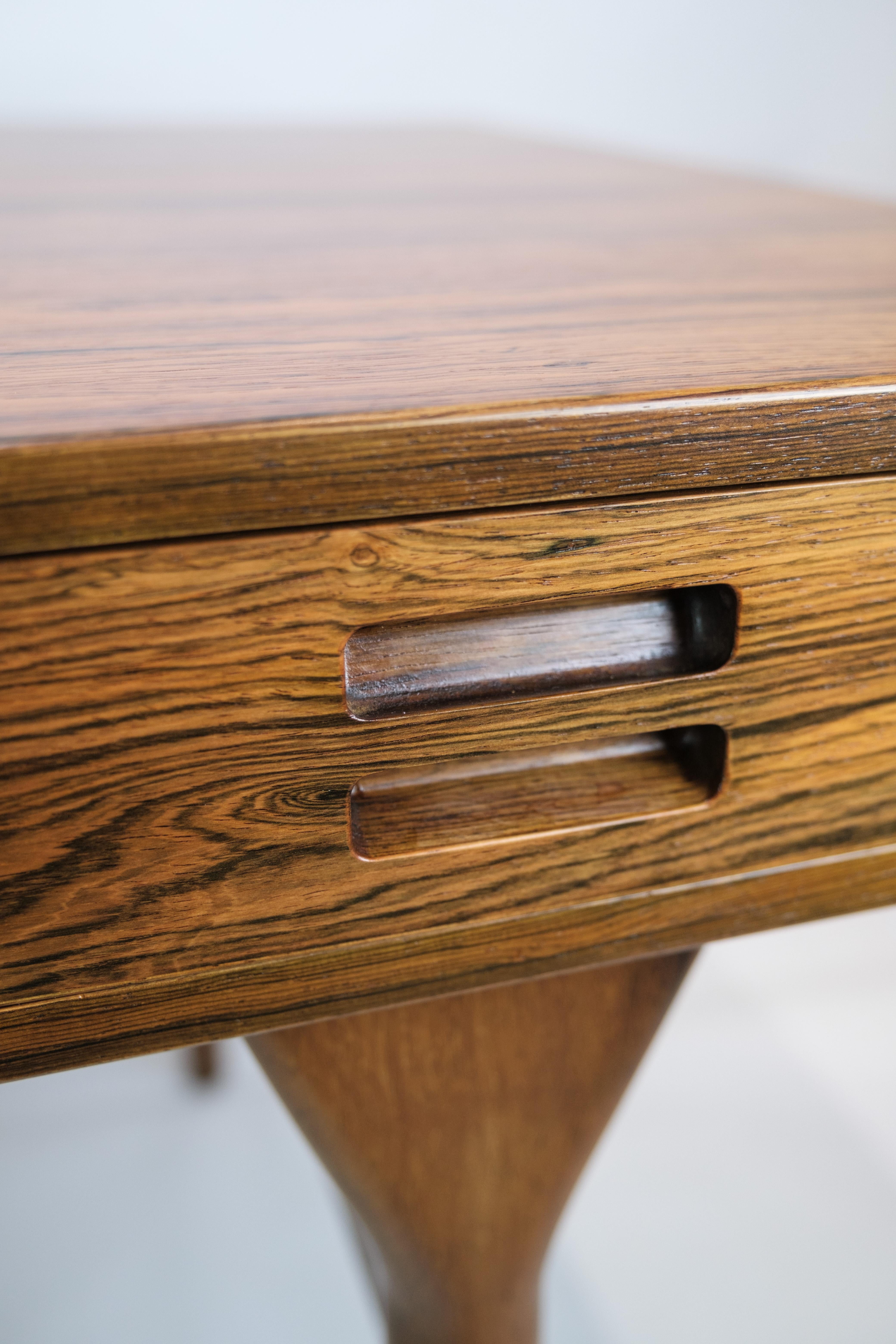 Nanna Ditzel Rosewood Desk, with Four Drawers, Round Conical Legs 2