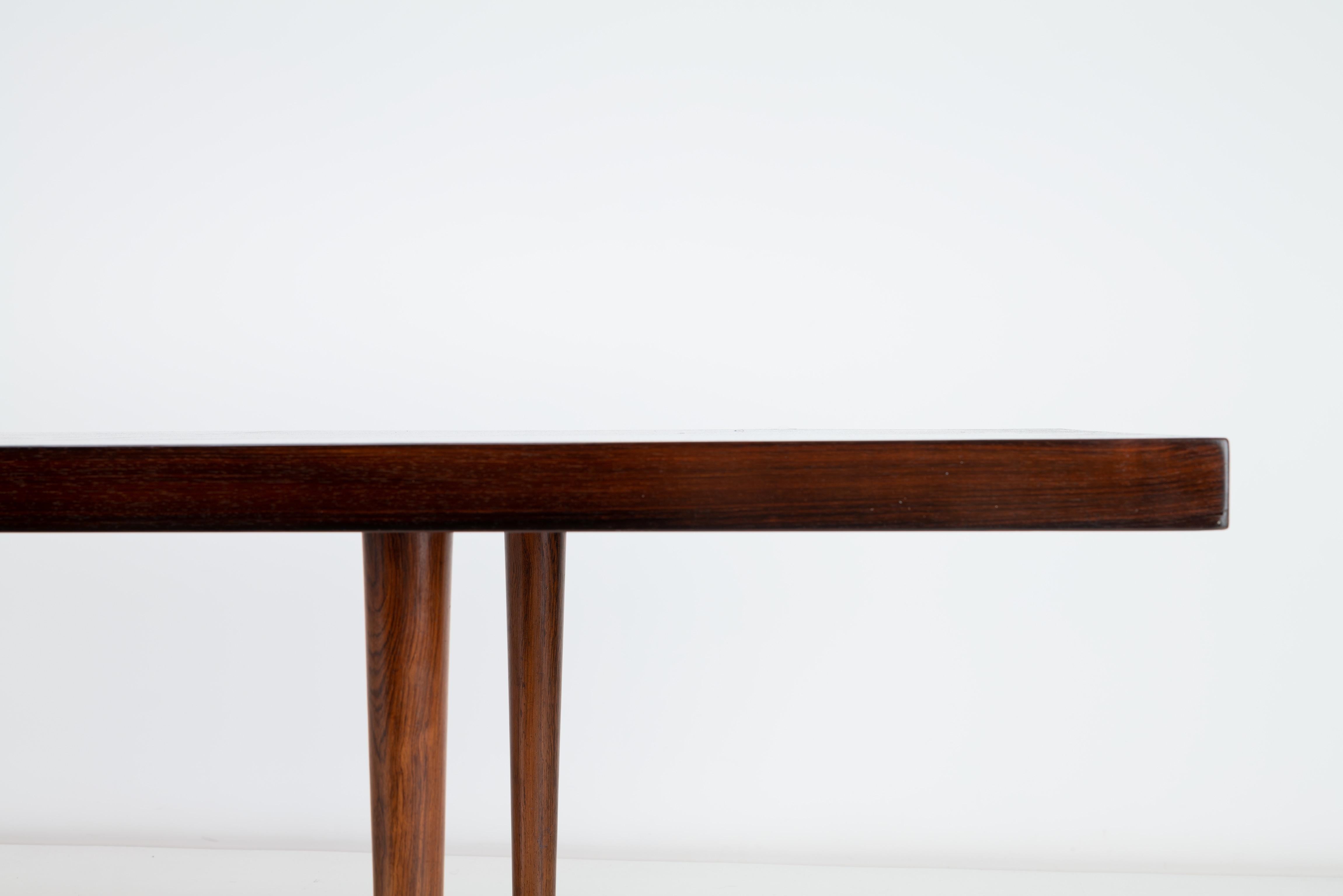 Mesa de comedor extensible de palisandro Nanna Ditzel para Soren Willadsen, Dinamarca Danés en venta