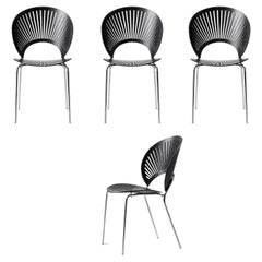 Nanna Ditzel Set of Four Trinidad Chairs by Fredericia