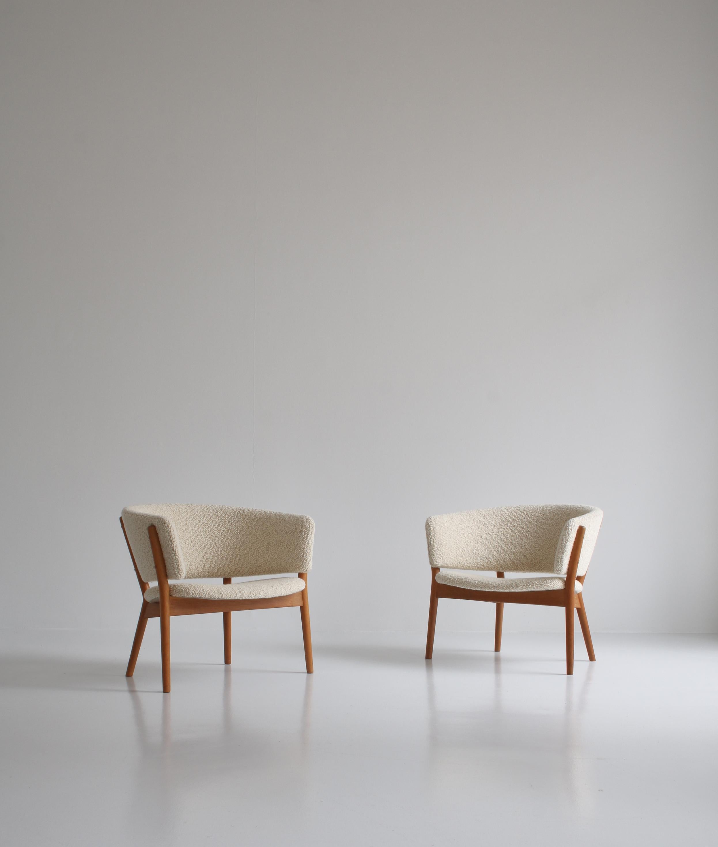 Scandinavian Modern Nanna Ditzel Set of Lounge Chairs 