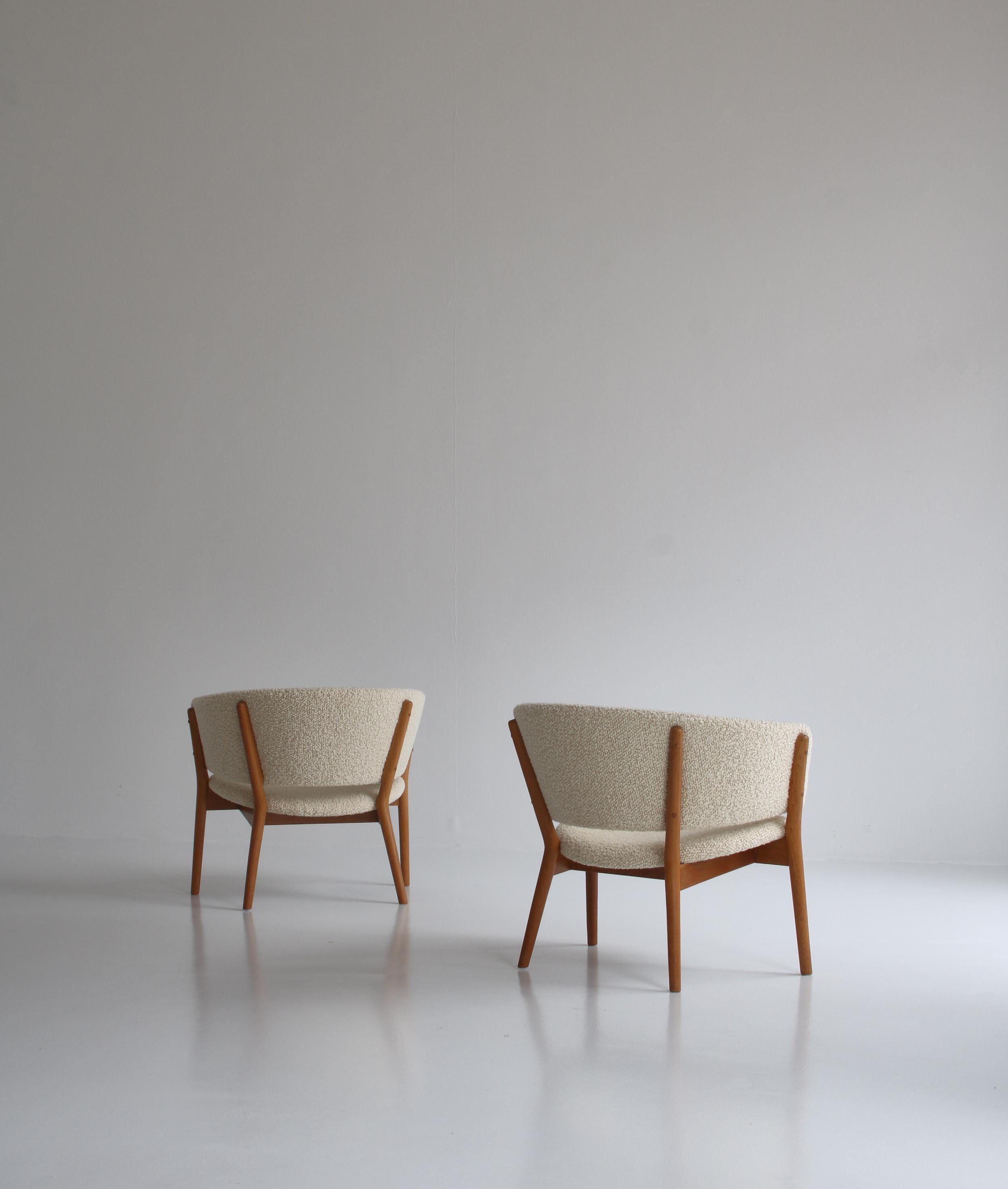 Danish Nanna Ditzel Set of Lounge Chairs 