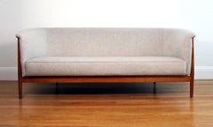 Nanna Ditzel Sofa and Hans Wegner AT-11 Coffee Table