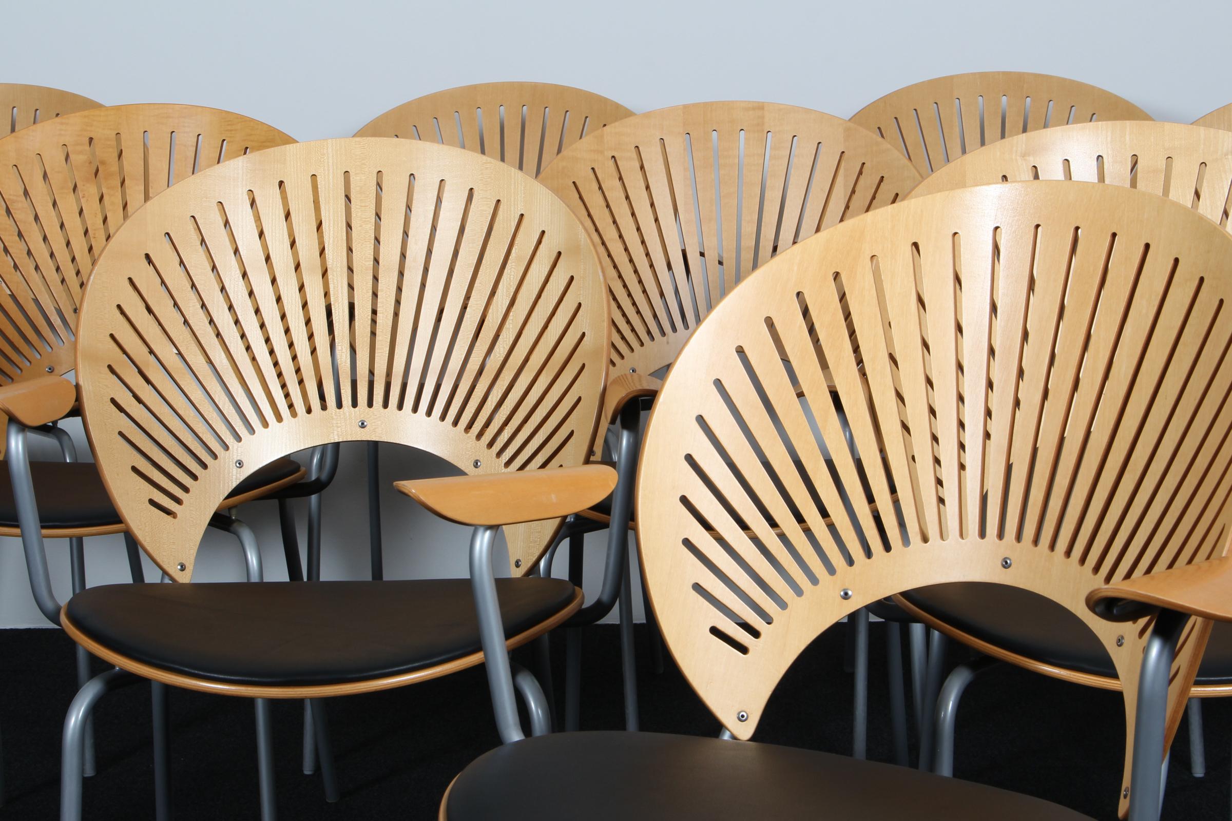 Nanna Ditzel Trinidad Armchairs (Skandinavische Moderne) im Angebot