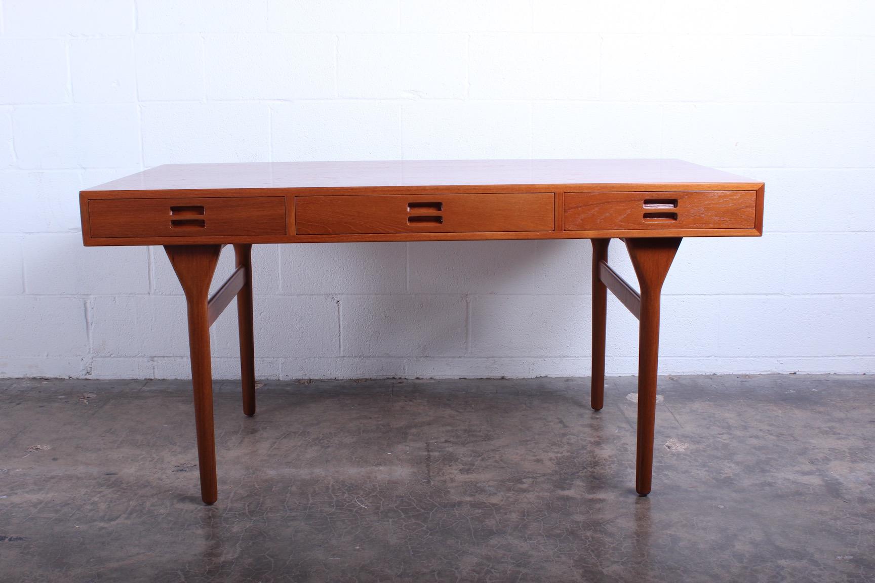 Nanna Ditzel writing desk designed in 1958 and produced by Soren Willadsen Mobelfabrik.