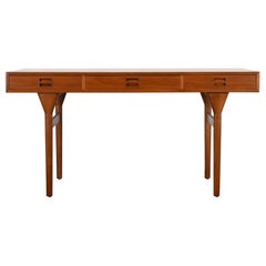 Nanna & Jorgen Ditzel Teak Desk, 1950s
