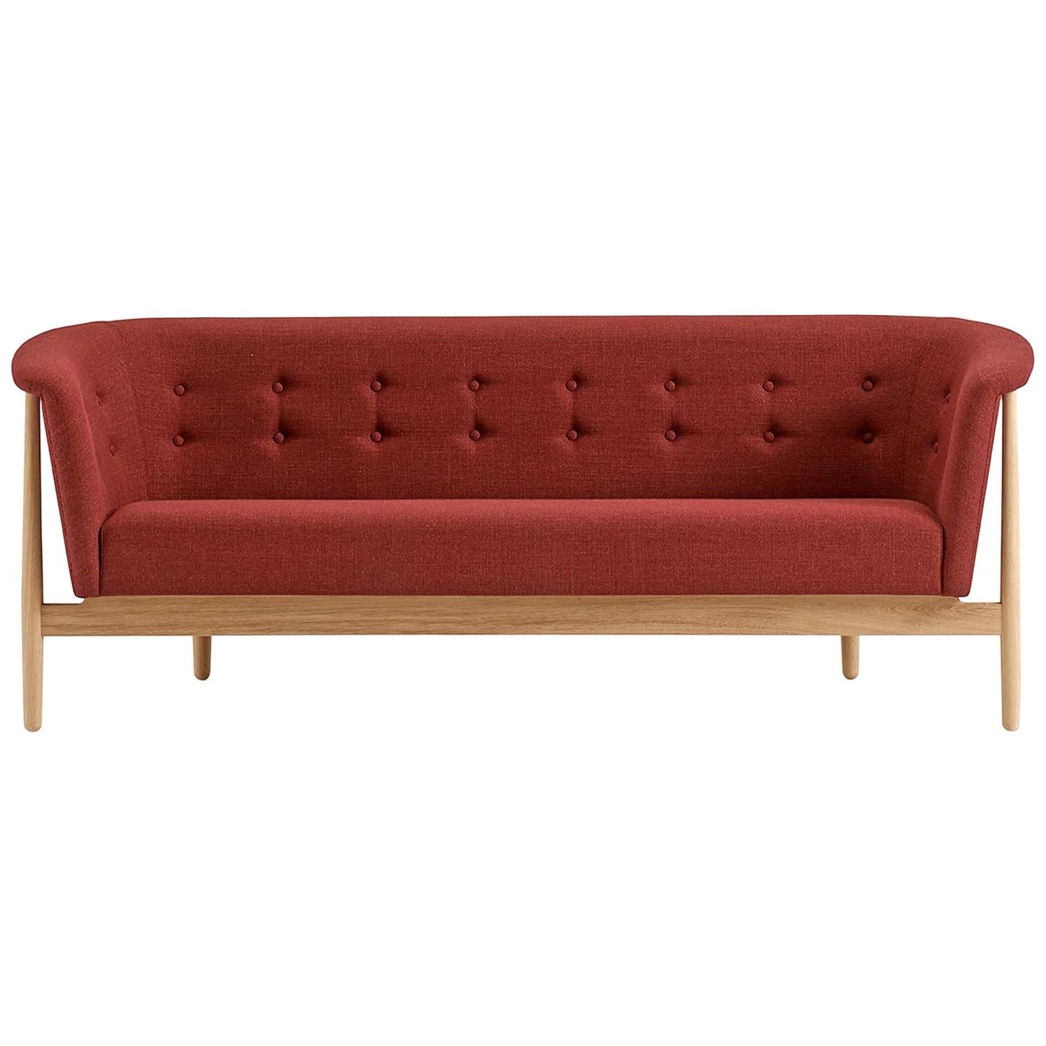 Nanna & Jorgen Ditzel Vita 3-Seat Sofa, Lacquered Oak For Sale