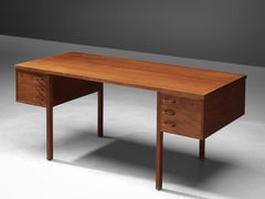 Nanna & Jørgen Ditzel for Poul Kold Savvaerk Desk Model ‘135’ in Solid Teak