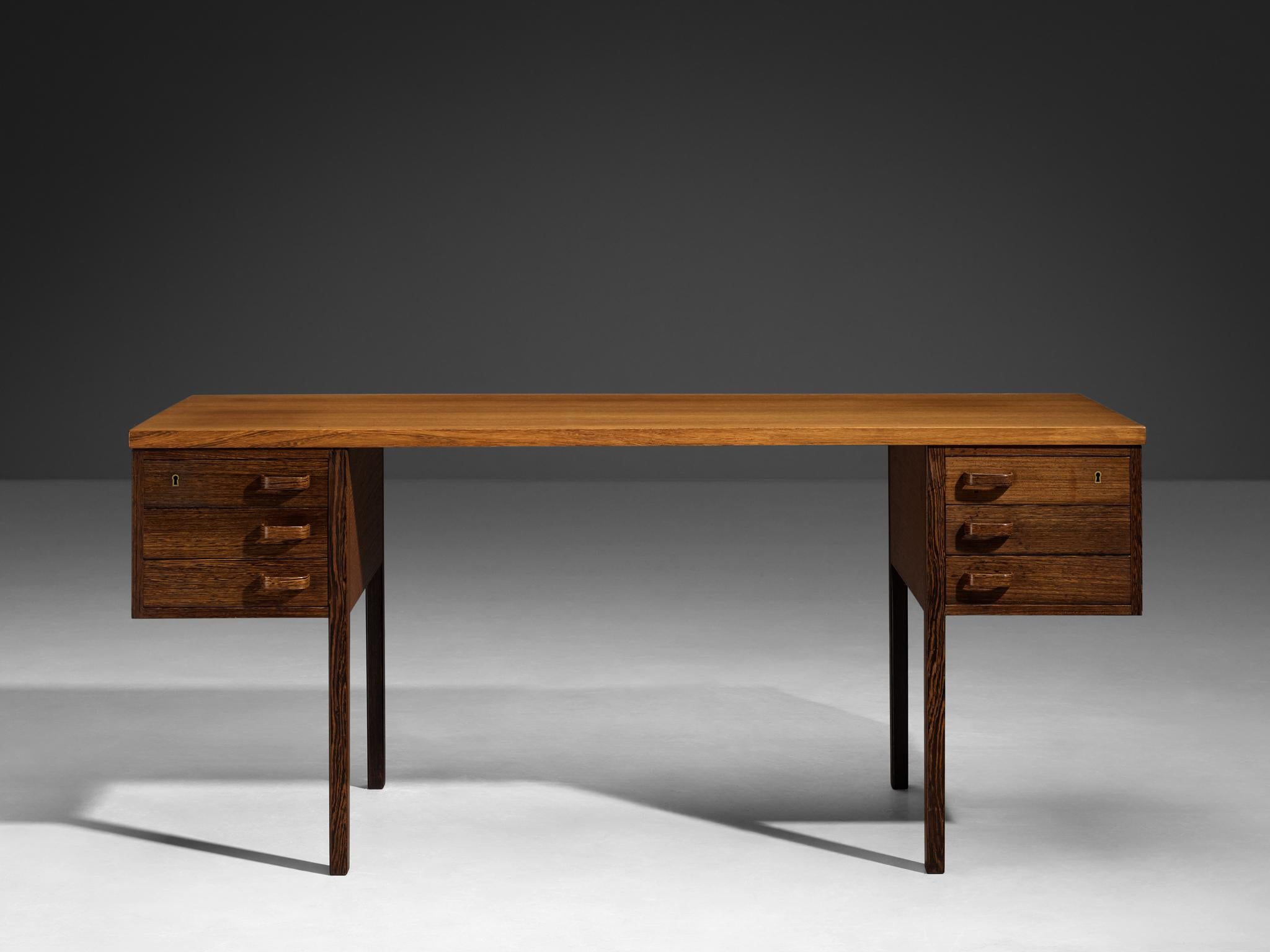 Nanna & Jørgen Ditzel für Poul Kold Savvaerk Schreibtisch Modell '135' in Wenge (Skandinavische Moderne) im Angebot