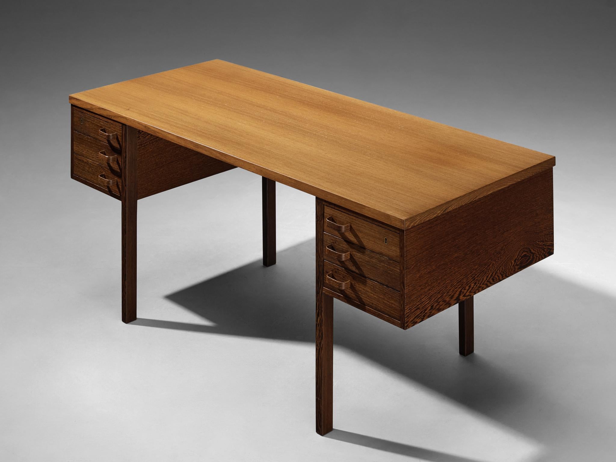 Nanna & Jørgen Ditzel für Poul Kold Savvaerk Schreibtisch Modell '135' in Wenge im Angebot 1