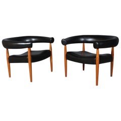 Nanna & Jørgen Ditzel, Two Ring Armchairs