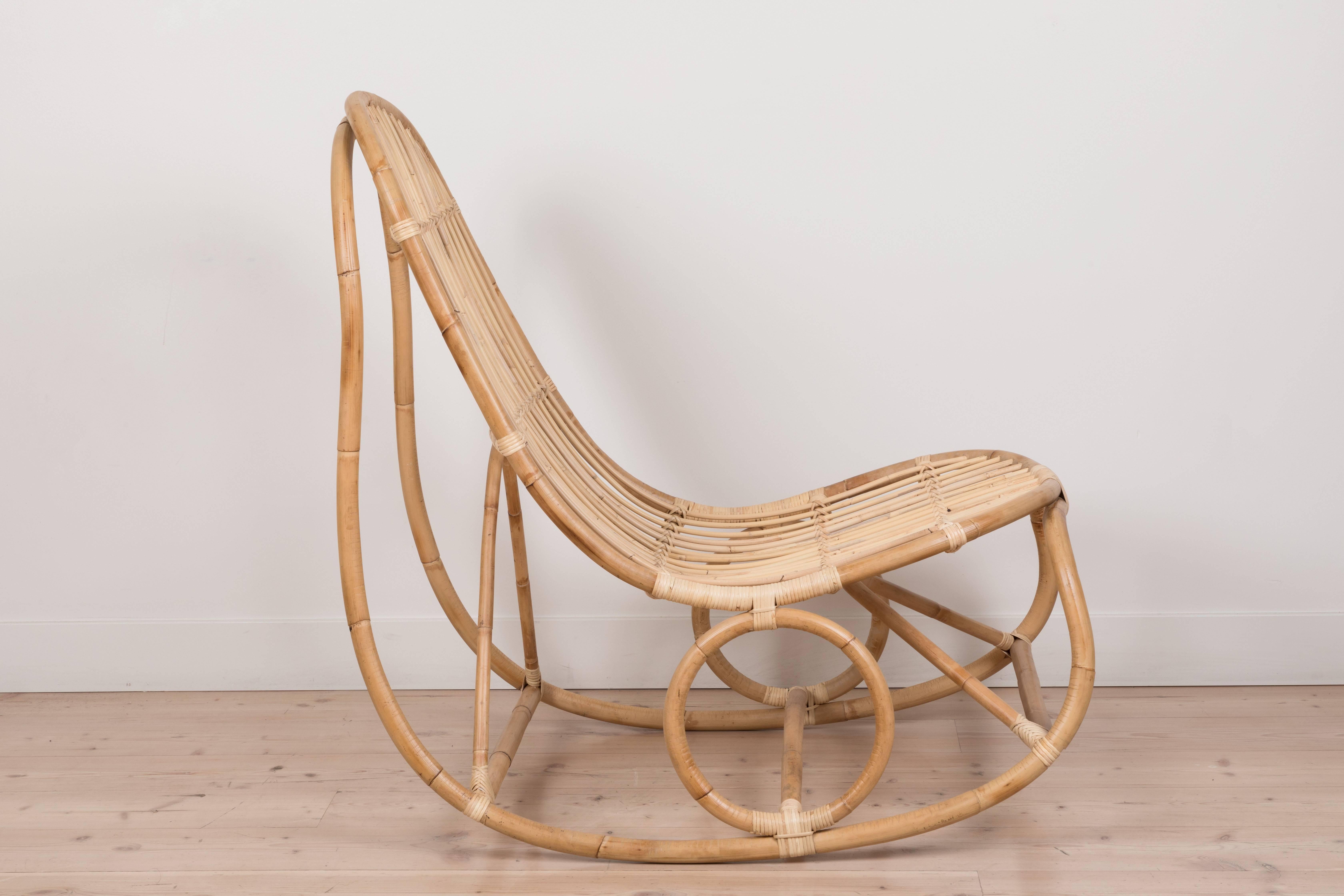 Mid-Century Modern Nanny Rocking Chair by Nanna Ditzel