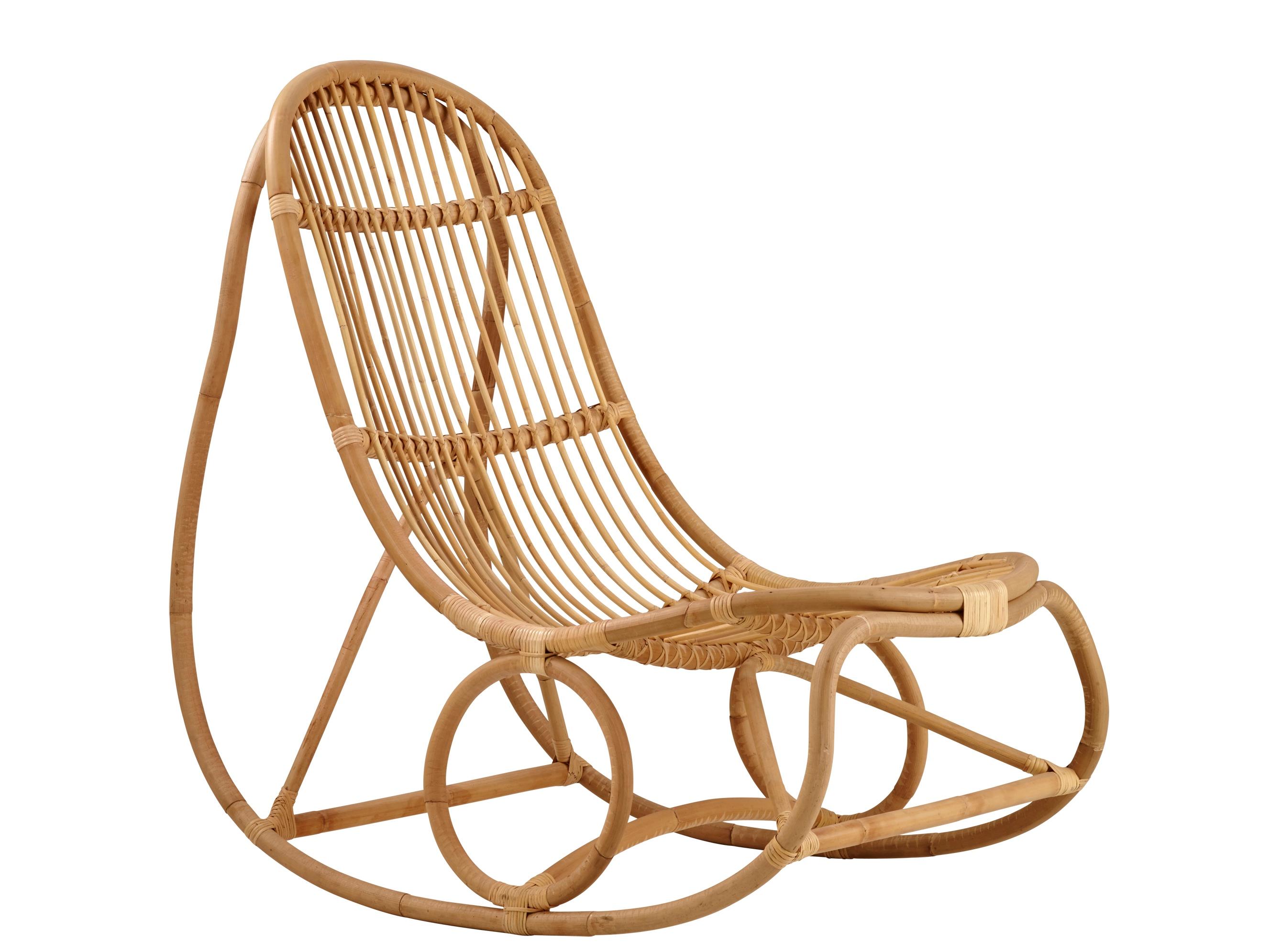 Scandinavian rocking chair model Nanny by Nanna Ditzel.
New edition. Nanna Ditzel trained as a cabinetmaker before studying at the School of Arts and Crafts and then at the Royal Academy of Fine Arts in Copenhagen. She left in 1946, and the same