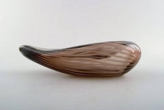 Nanny Still Bowl in Filigree Glass "Tohveli" for Riihimäen Lasi