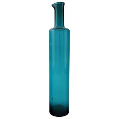 Nanny Still for Riihimäen Lasi, Finnish Art Glass Decoration Bottle Vase/Pitcher Nanny Still for Riihimäen Lasi, Finnish Art Glass Decoration Bottle Vase/Pitcher