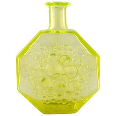 Nanny Still for Riihimäen Lasi, Finnish Grapponia Glass Art Vase, 1960-1970s Nanny Still for Riihimäen Lasi, Finnish Grapponia Glass Art Vase, 1960-1970s