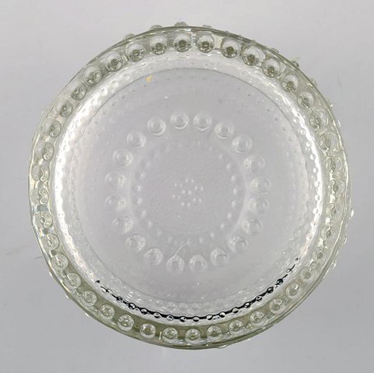 Nanny Still Grapponia Six Bowls of Clear Glass Art Finnish Design, 1960s-1970s 1