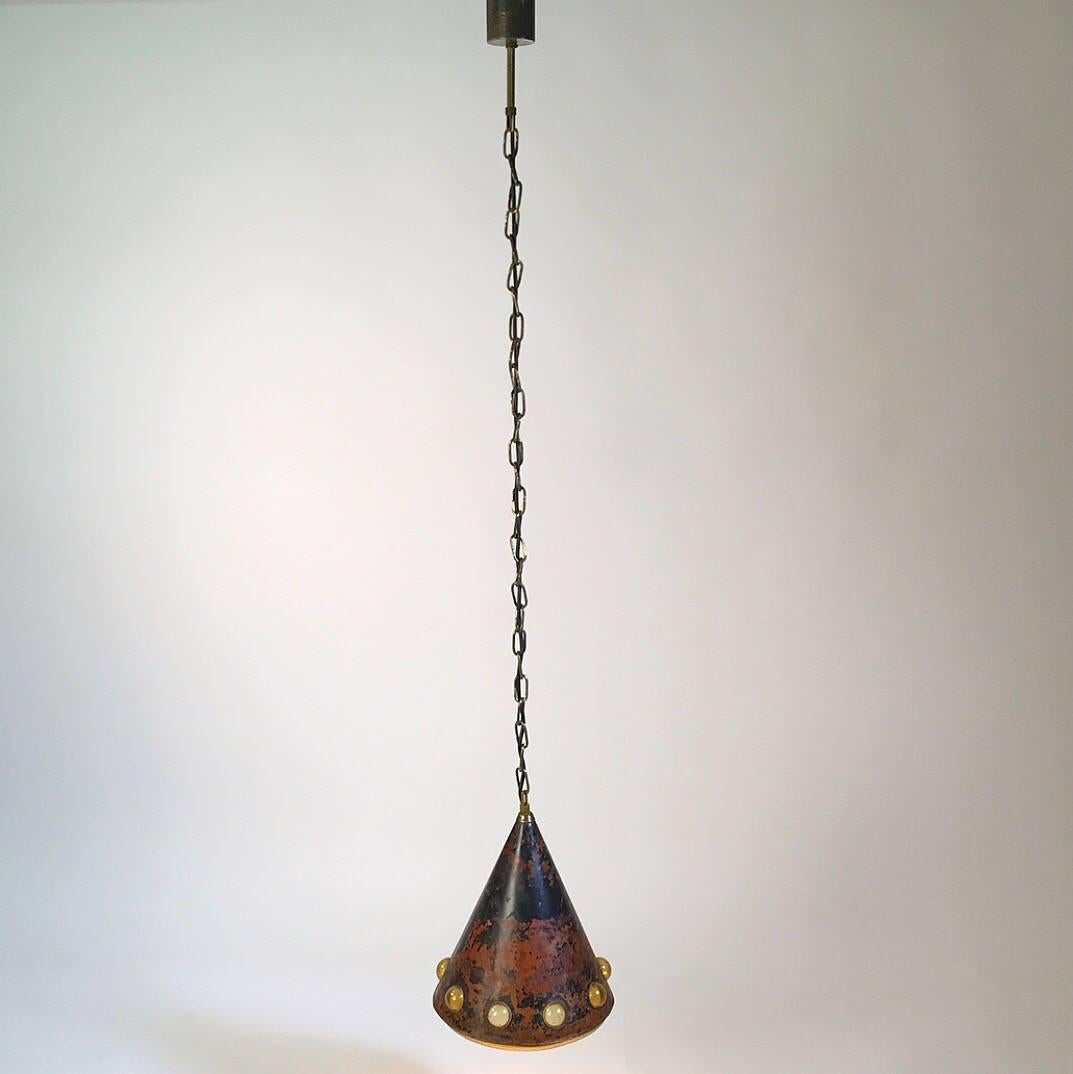 Nanny Still McKinney Brutalist Cone Shaped Ceiling Light by RAAK, 1960s In Excellent Condition In Haderslev, DK